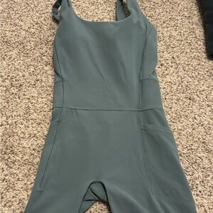 Athleta Salutation Bodysuit Teal XS